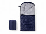 210 x 75cm Navy Blue Portable Envelope Camping Sleeping Bag 1.3kg Thickened Warm Sleeping Bag with V888-ELOSUNG52297