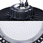 Leier LED High Bay Lights 200W UFO Industrial Workshop Warehouse Factory Lamp HBL-UFO-N280C-BK