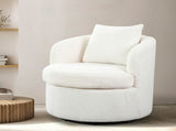 Levede Fleece Swivel Chair CH1133-BG
