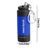 USB Rechargeable Keychain Flashlights, 0.3W Mini Keychain Light, 5 Pack Waterproof Small Flashlights V1366-AZ2-W-16376