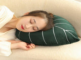 Turtle Back Bamboo Sofa Pillow Cushion Leaf Shaped Throw Pillow V1294-YM0716-220726DJ04-2
