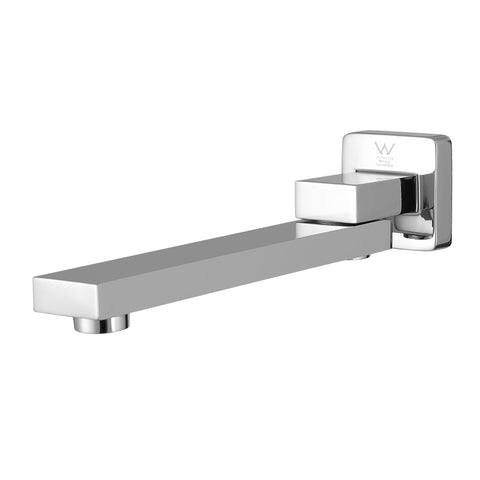 Cefito Bathroom Mixer Spout Wall Bath Tap Square Swivel Bathtub Chrome TAP-A-SPOUT05-SI