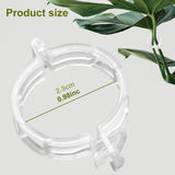 Secured Plastic Plant Clip - 100 Pcs, Garden Support Clips for Climbing Vines - Reusable, White V1258-DP02-C-2489