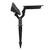 2 PCS Solar Garden Spotlights Outdoor Waterproof 5 LEDs 2-in-1 Solar In-Ground Landscape Spotlights V1294-YM0901-H39236