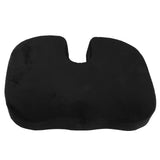 Office Chair Cushions Polyester Black Non Slip Bottom Comfortable Chair Pad for Computer Desk V1294-YM0901-3111230253311