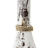 Handcrafted Whitewash Canoe Paddle 15x110cm V637-33716PDL