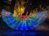 LED Light Up Wing for Adults 9.8FT Polyester Glowing Wing Belly Dance Costume Performance Clothing V1294-YM0901-3119240098212