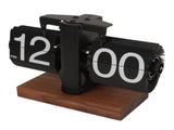 Digital Flip Down Clock Retro Automatic Turning Battery Operated Mechanical Clock for Home Room V1294-YM0710-3115230113211