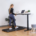 Lifespan Fitness ErgoDesk AUTO Series Automatic Standing Desk 180cm in White & Black V420-LFDK-EDKWB-180