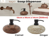 Aquanova UGO Soap Dispenser 500ml Ginger V442-HIN-MISC-UGOSOAPDIS-GINGER-SH