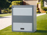 Gardeon Parcel Letterbox Drop Box Package Grey PDB-S-75-GY