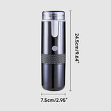 Portable Car Capsule Espresso Maker Pod-Coffee Machine Brewing Coffee Maker USB Charging Fit for V1370-AZ4-12814