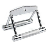 V-Grip Lat Pulldown Bar with Non-Slip Rubber Handle Cable Machine Attachment - Silver V1308-DSZKI-584-1