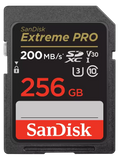 SanDisk 256GB Extreme PRO Memory Card 200MB/s Full HD & 4K UHD Class 30 Speed Shock Proof V1202-V2-FMS-SDEXP-256G2