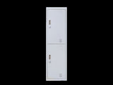 2-Door Vertical Locker for Office Gym Shed School Home Storage V63-832421