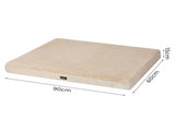 Pawz Dog Bed Soft Pet Mat Cushion Removable Washable PT1361-L-WH-AU