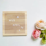 Natural Wood Letter Board V728-PB1005005557409239-W