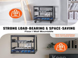9U Open Frame Rack, 584.2 to 1016 mm Adjustable Depth, Free Standing or Wall Mount Network V952-KFSJJHS9UJL25B27FV0