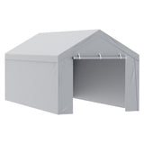 VEVOR Carport Replacement Canopy Cover Top Side Wall 10 x 20 ft, Garage Tent Shelter Tarp V952-CKPB10X20FTH27H20V0