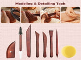 36PCS Pottery Tools and Supplies, Ceramic Polymer Tools Kit, Clay Tools Sculpting Set for Pottery V1188-MS-825-008