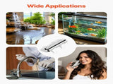 UV Water Purifier, 8W 1GPM, 220V Versatile Ultraviolet Water Purifier Filter with Stainless Steel V952-SJHXTUV8W1GPFDJEJV3