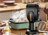 Portable Smoke Purifier Fan Removes Odors Dust Smoke for Cooking and Camping BBQ -BlackGold V1263-JX-7633-1