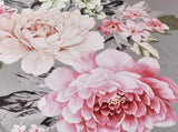 Grey Blush Peony Garden Comforter Quilted Doona Set V745-AB011070AJ3