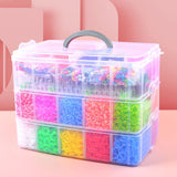 28,000 Pieces Super Large Loom Bands Kit with Accessories, Multi-Color V1237-ZY-506-0053
