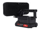 LED Work Light Battery Powered Handheld Flashlight with Dual USB Ports Cordless Lamp for Outdoor V1294-YM0901-3119250084611