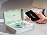 Crosley Cruiser Portable Retro CD Player with Stereo Bluetooth Speakers, FM Radio - Mint V398-CR3505A-MT