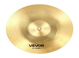 Cymbal Pack, 6 Pieces Cymbals for Drum Set, Alloy Cymbals Drum Set Includes 35.5 cm Hi-Hats, 40 cm V952-CPTZCPTZ5ZXGBITH1001V0