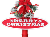 Christabelle 1.8m Christmas Lamp Post Outdoor Display Decoration LED Lights Front Yard Lawn Sta 112_RHG600