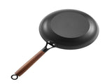 Cast Iron Skillet, 3-Piece Frying Pan Set , Nonstick Skillets with Detachable Wood V952-ZTCG81012INC606UR001V0