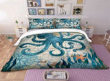 3 Pcs / Set Modern Style 100% Polyester Bedding Set Pillowcase Duvet Cover V1294-YM0901-JY21825-02