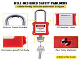 42 PCS Lockout Tagout Kits Electrical Loto Kit for Electrical Risk Removal V952-AQSJTZJDGJX42WVJ4V0