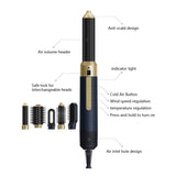 5-in-1 hair dryer, hair styling tool, hot air comb, straightening and curling, automatic curling V1102-108-21036-BLK-6