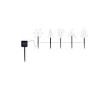 Solar Christmas Garden Stake Lights, 5-point Star, Snowflake, Tree Bell, Reindeer LED Outdoor V1263-JX-1723