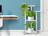 Levede Plant Stand Outdoor Indoor Flower White Medium UM1189-M-WH