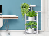 Levede Plant Stand Outdoor Indoor Flower White Medium UM1189-M-WH_NZ