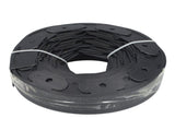 L Shaped Grass Stone Isolation Belt Landscape Edging for Garden 5cm*5cm*10m Black V1294-YM0901-3111240134315