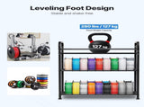 3D Printer Filament Storage Rack, 3 Tier Heavy Duty Storage Shelf, Rolling Filament Spool Holders V952-3DDYSNJYDSSCCI04J001V0