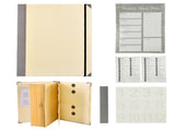(Thick Version)Yellow Accordion File Binder with 12 Envelopes - Durable Document Organizer V888-ELOSUNG17097
