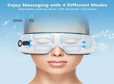 Eye Massager with Heat, Vibration and Warm Compress, Smart Sleeping Eyes Mask with Bluetooth Can V1186-EM002