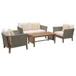 Classic lounge set 4 pcs V179-QF-CLA-SET-4