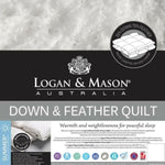 Logan and Mason 75% Feather 25% Duck Down Premium Quality Quilt Super King V442-LED-QUILT-25DOWN75FEATHER-WHITE-SK