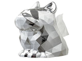 French Bulldog Plated Tissue Box Electroplated Table Facial Tissue Holder Decorative Ornament for V1294-YM0901-3117240187511