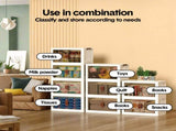 Foldable Storage Cabinet Stackable Bins Household Plastic Closet Multi-purpose Organizer Doors and V985-STORAGEBOXES