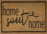 Large Home Sweet Home Doormat Door Mat 90x45cm V637-E423629