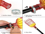 2PCS Fruit Picker Basket Steel Orange Tree Fruit Catcher Basket with Adjustable Clamp for 1.18 Inch V1294-YM0901-181207LY0445