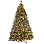 Snowy Crown Pine 2.3m Multicolour Pre-Lit Christmas Tree with 1453 Tips 112_SENCR100